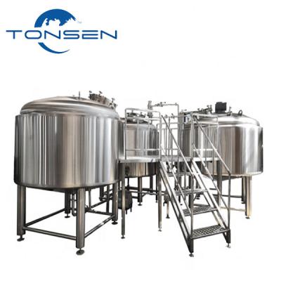 China Hotels 1000-2000L Craft Brewing Equipment Microbrewery Equipment Beer Fermenters for sale