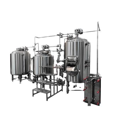 China Brewpub beer brewery restaurant brewery equipment 200L 300L 500 liter small brewhouse equipment with high quality for sale