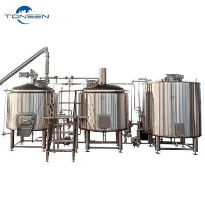 China Small Hotels 3.5BBL Brewery Equipment Beer Micro Brewing System 3.5bbl Brewhouse for sale