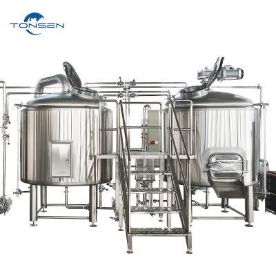 China Hotels Commercial Wholeset 1000L Brewing System Craft Beer Brewery Equipment for sale