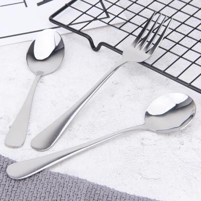 China Amazon Sustainable Success Reusable Travel Cutlery Set Stainless Steel Knife Fork Spoon Sets for Hotels Restaurants Wedding Party for sale