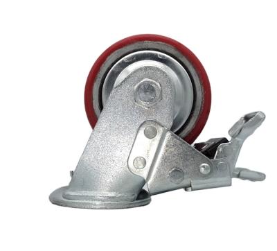 China swivel & Rigid China Produces Furniture Casters and Double Backing Steering Wheels for sale