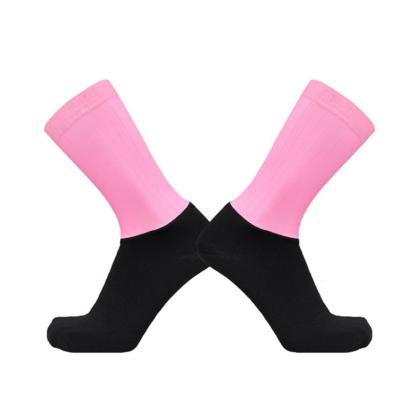 China JL116-Custom QUICK DRY Durable Men Crew Socks Anti Slip Silicon Men Summer Breathable Bike Running Sports Cycling Socks for sale