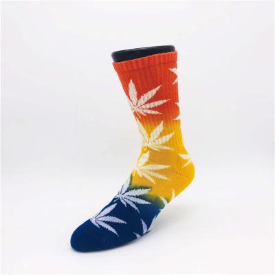 China JL174- Private Label Weed Wholesale Funny Hemp Socks Custom Sports Crew Socks for sale