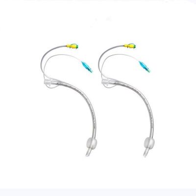 China CE ISO Tubo de PVC Médico Tubo Endotraqueal Blindado Con Catéter de Succión Reforzado Tubo Endotraqueal Blindado Cuff Intubation Endotraqueal Tube Proveedor en venta