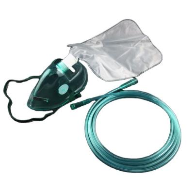 China NBR High Concentration Oxygen Mask, Volwassenen Non-Re-Breathing Mask Te koop