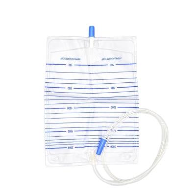 Chine Produits à usage unique en urologie en plastique stérile Sacs à usage unique pour le drainage de l'urine des adultes 2000 ml à vendre