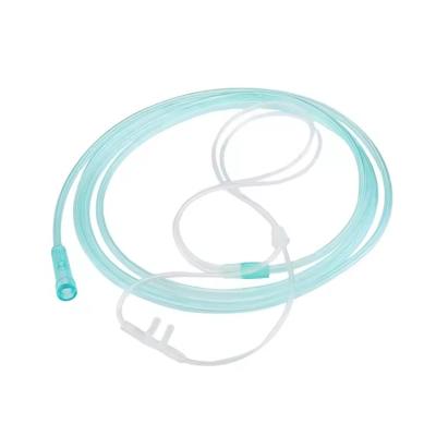 China Professional Types Of Disposable Nasal Oxygen Cannula , Standard Prongs Infant / Pediatric / Adult Ultra Soft Nasal Cannula for sale