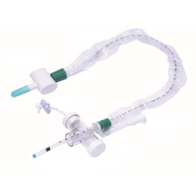 China Medical Critical Care Closed Suction Catheter Tube 24hour 74hour Disposable Suction Catheter for sale