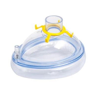 China CE ISO Approved Nice Disposable Air Cushion Pvc Anesthesia Mask With Air Cushion Mask Anesthesia Mask Exporter China Factory for sale