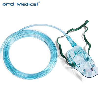 China Clinic Non Rebreather Oxygen Mask Portable With 7ft Tubing for sale