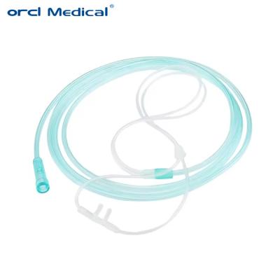 China Professional Types Of Disposable Nasal Oxygen Cannula , Standard Prongs Infant / Pediatric / Adult Ultra Soft Nasal Cannula for sale