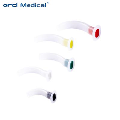 China Color Coded Oropharyngeal Guedel Airway / Medical PE Guedel Pattern Airway for sale