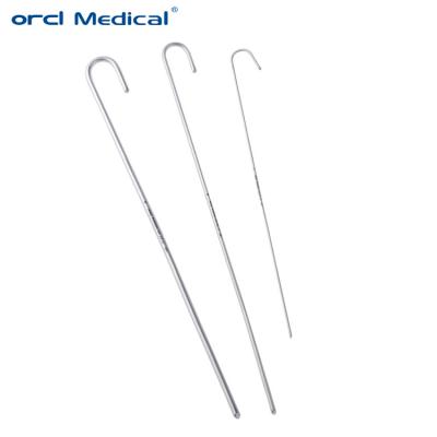 China Silver Color Endotracheal Tube Introducer Stylet , Endotracheal Intubation Stylet for sale