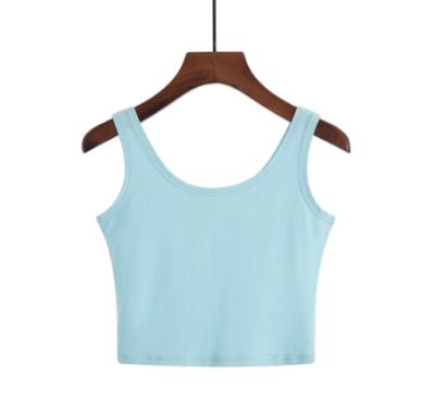 China Wholesale 2021 Women Custom Blank Crop Tops New Jersey QUICK DRY Cheap Cotton Printed Tank Top Casual QUICK DRY Hot Vest for sale