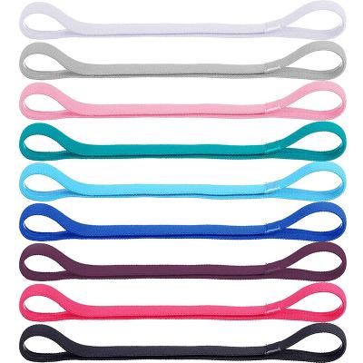 China 2023 Sports Non-slip Sweatbands Slim Silicone Non-slip Sweatband for sale