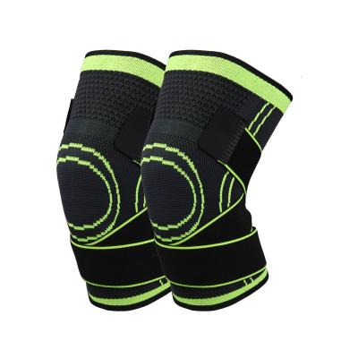 China High Elasticity Compression Knee Brace With Adjustable Strap For Pain Relief Knee Sleeve for sale