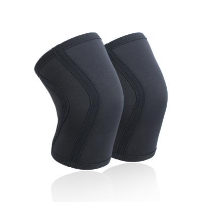 China Durable And Comfortable Custom Waist Weightlifting Knee Support Powerlifting 5mm Neoprene Weightlifting Knee Sleeve for sale