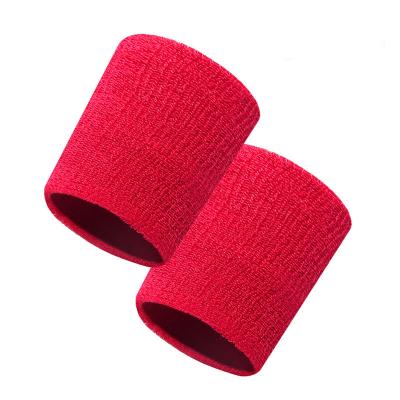 China Custom Breathable High Elasticity Embroidery Tennis Wrist Bands Sports Headband Towel Wristband for sale