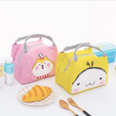 China Custom Waterproof Picnic Food Bag Waterproof Kids Lunch Bag Non Woven Thermal Insulated Lunch Cooler Bag For Baby for sale