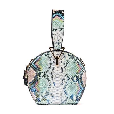 China Europe and America fashion PU snake pattern bags simple shoulder messenger chain women handbags ladies for sale