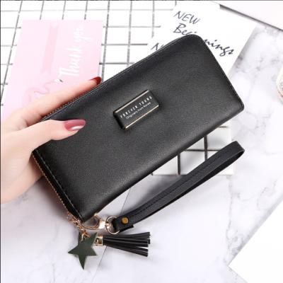 China Wholesale Hot Selling Waterproof Ladies Pinch Brand Luxury Fashion Women's Wallet PU Leather Zipper Around Women's Wallet for sale