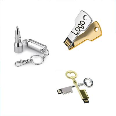 China Mini metal 1gb 2gb volume 164 flash memory 3.0 gigabyte cheap otg usb drive memory usb card reader wedding gift 128gb 4gb for sale