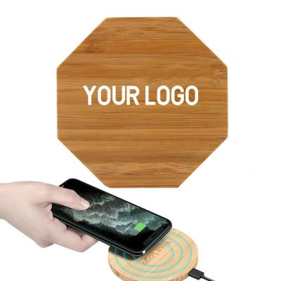 China High Quality Safe Conveient Promotional Mobile Phone Bamboo Type C For iphone X12 pro galaxy a71 max 15w wireless charger for sale