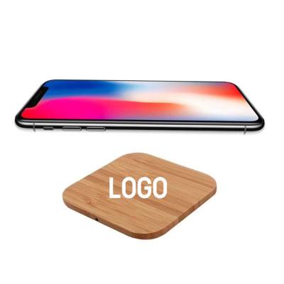 China 15w Wireless Qi Safe Wooden Cheap Wooden Phone Charger Mobile Phone Conveient Bamboo Charger for iphone 13 samsung galaxy j6 for sale