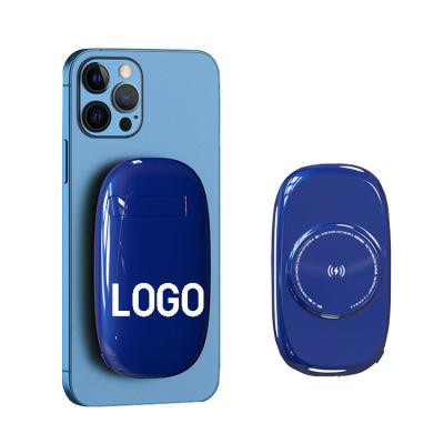 China Smartphone Charging Mini Suction 2022 Sublimation Mobile Phone Holder Magnetic Wireless Fast Power Stand Bank Bank Fee for sale