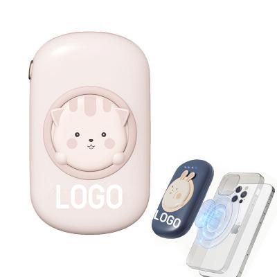 China Cute LED Display Portable 10000mah Fast Wireless Chargers With Design For Apple Xiaomi Cell Mobile Phone Wireless Charger Power Bank for sale