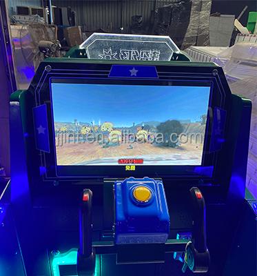 China Metal+acrylic+plastic Tank Design Arcade Game Machine Coin Operated Video Shooting Amusement for sale