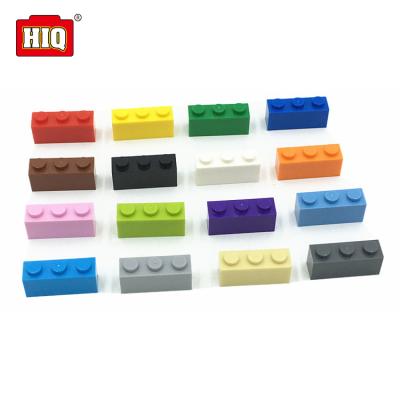 China Construction Toy 10pcs Mixed Color Regular ABS Plastic Building Block Toys for sale