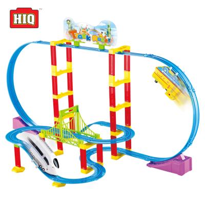 China Slot Toy Educational Toys Kids Diy Toy Plastic Electric Train for sale