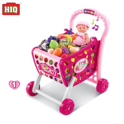 China Music& Light Supermarket Toy Car Shopping Trolley /Cart for sale