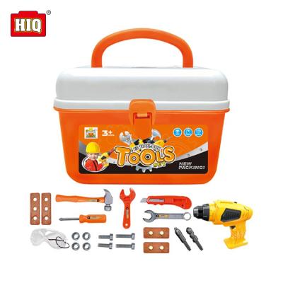 China Electronic Toy 22pcs Boy Pretend Game Toys DIY Engineering Tool Toys Kit for sale