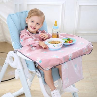 China BPA Free Newborns Bib Table Cover Baby Dining Chair Robe Waterproof Saliva Towel Burp Apron Food Feeding Accessories for sale