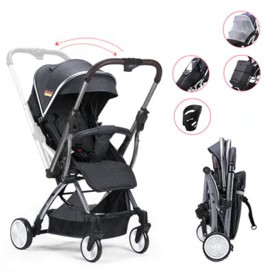 China Two Way Foldable Hot Mum Cheapest Lightweight Baby Stroller Seat 3 In 1 Bag Luxury Baby Pram Slepping Strollers For Babies for sale