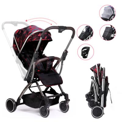 China 2021 Super Luxury Foldabl Light Weight Baby Stroller China Manufacturers 2 In 1 Car Seat Rain Cover For Accessories for sale