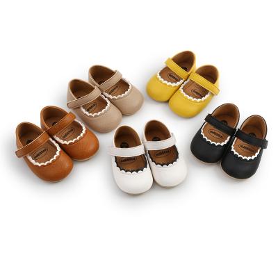 China Baby shoe beauty girls sof waterproof leather t-bar Mary Jane shoes kids shoes factory for sale