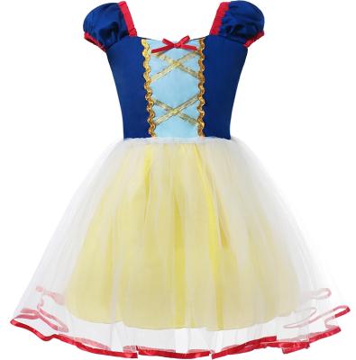 China Breathable Snow White Cosplay Dresses for Girls Party Princess Tutu Halloween Costume Christmas Dress Infant Children Baby Girl for sale