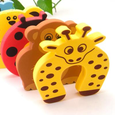 China Newborn Baby Finger Care Child Care Safety Protection Door Stopper Baby Protection Safety Door Stopper Cute Animal Card Lock for sale