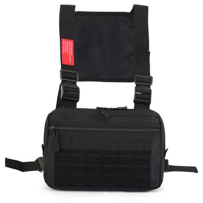 China Wholesale 2022 Fashion Function Nylon Vest Backpack Military Tactical Bag For Men Hip Hop Chest Rig Bag for sale