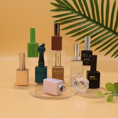 China Cosmetic Manufacturers Supply 15ml Nail Polish Bottles Brush Can Customize All Kinds Of Colors for sale