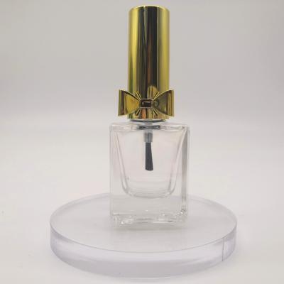 China Factory direct supply new design 12ml square nail bottle for sale