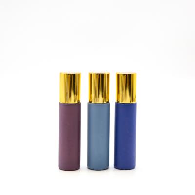 China Small Perfume Cosmetic High Quality Colored Glass Vials for sale