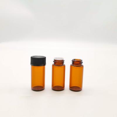 China Right Cosmetic Manufacturer Supply High Quality 3ml Small Amber Glass Vials for sale