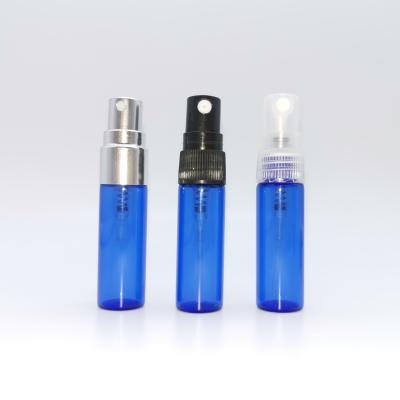 China Wholesale High Quality Cosmetic Spray 5ml Tubular Pump Empty Perfume Sample Bottle for sale