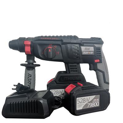 China Multifunctional Brushless Impact Drill Construction High Power Electric Hammer Cordless Hammer for sale