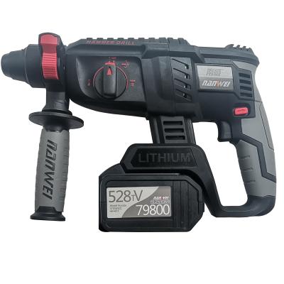 China Hot Construction Product High Power Portable Cordless Electric Rotary Hammer Drill for sale